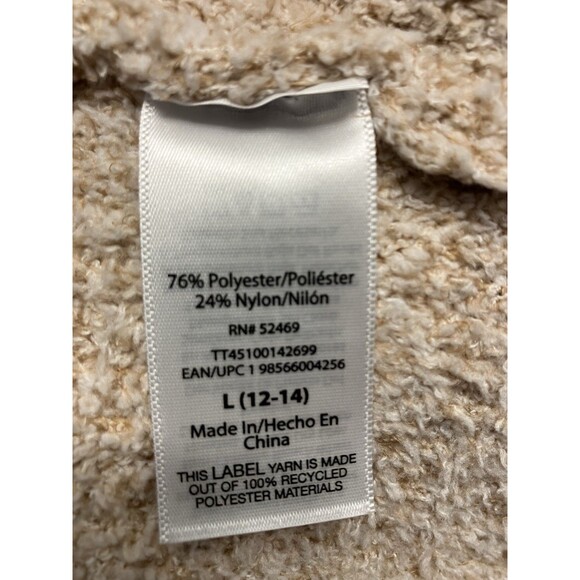 Time and Tru Women's Tan Super Soft Pullover Sweater Size L (12-14) NWOT - Picture 3 of 6